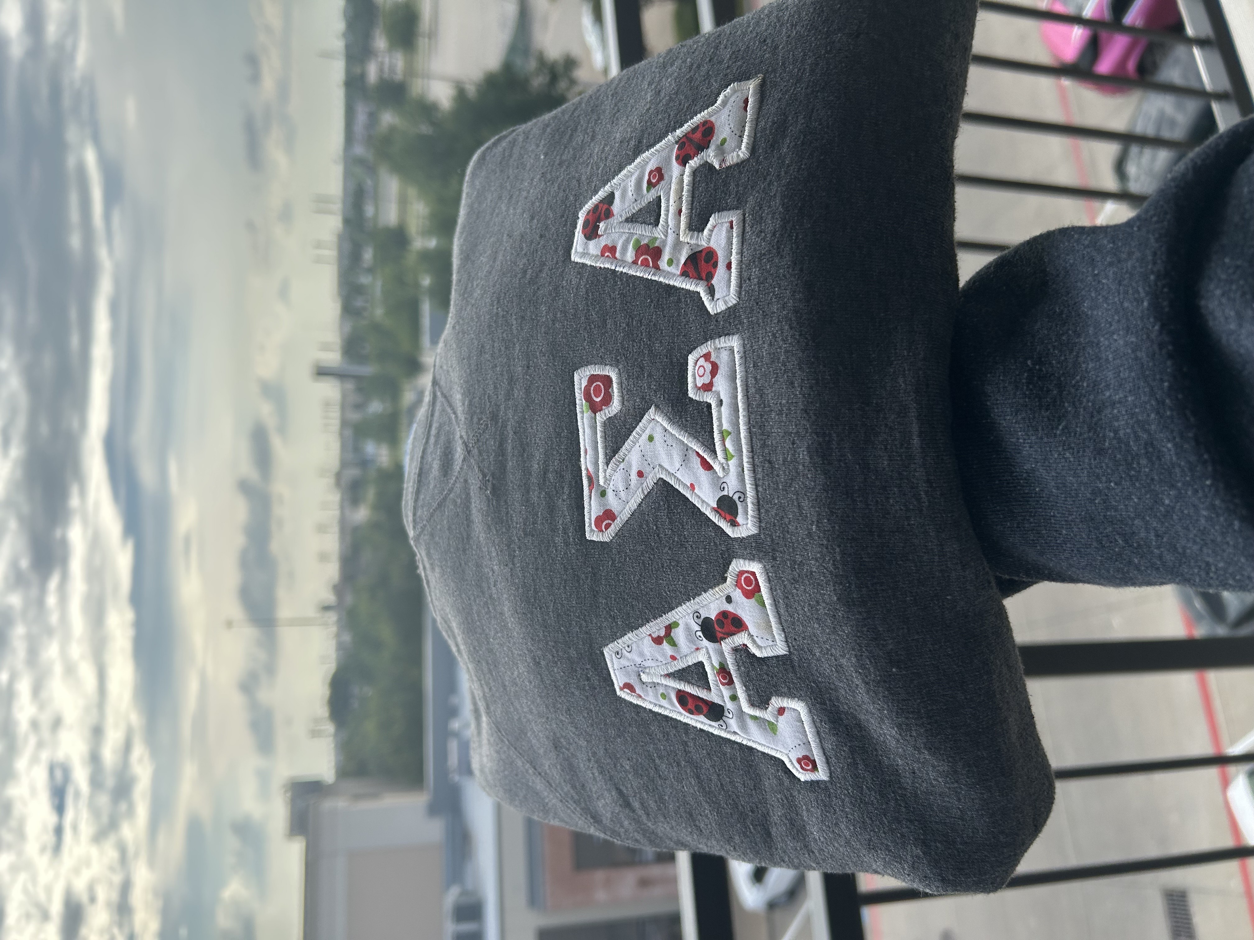 Custom Greek Letters Sorority Sweatshirt