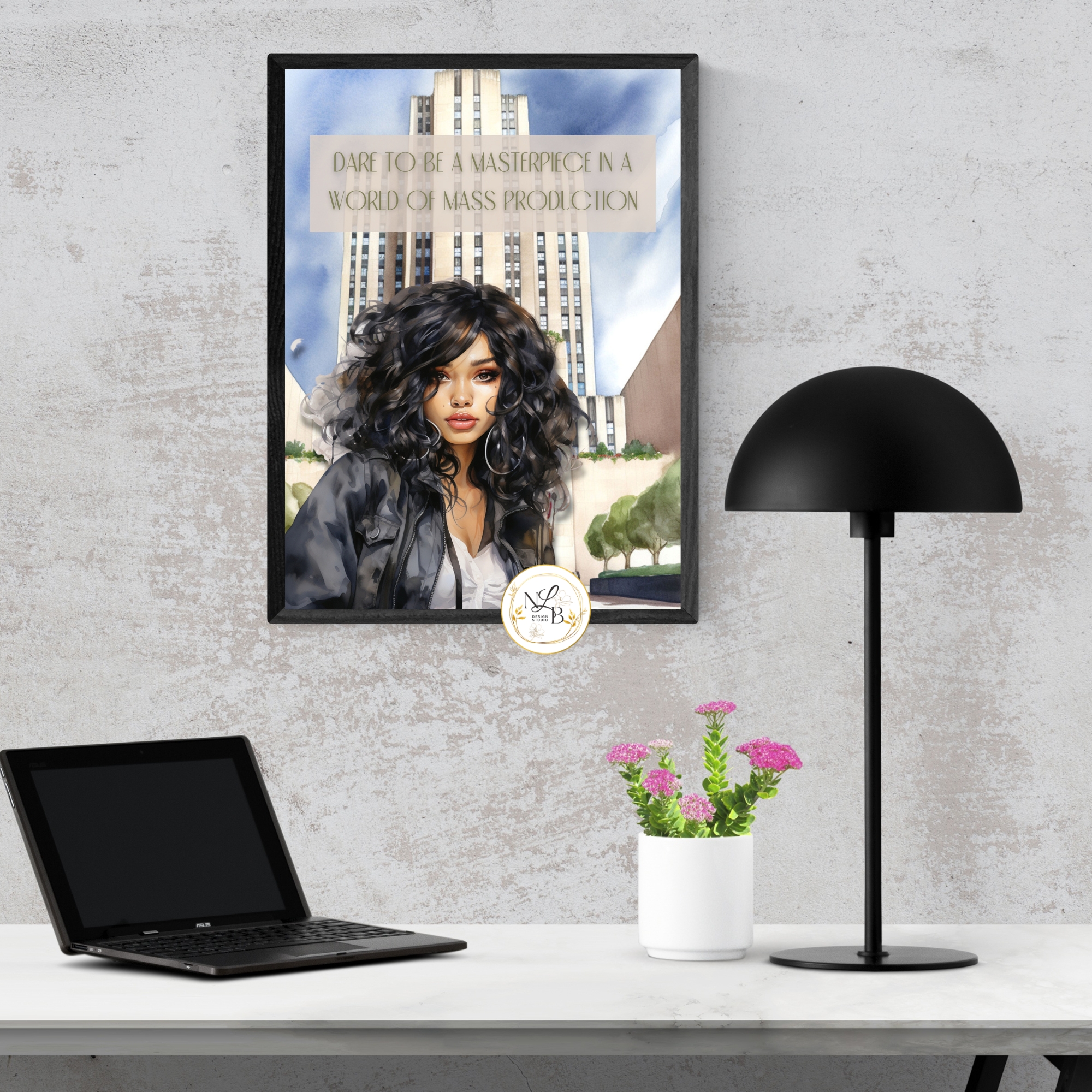 Dare to Be Decorative Art Print