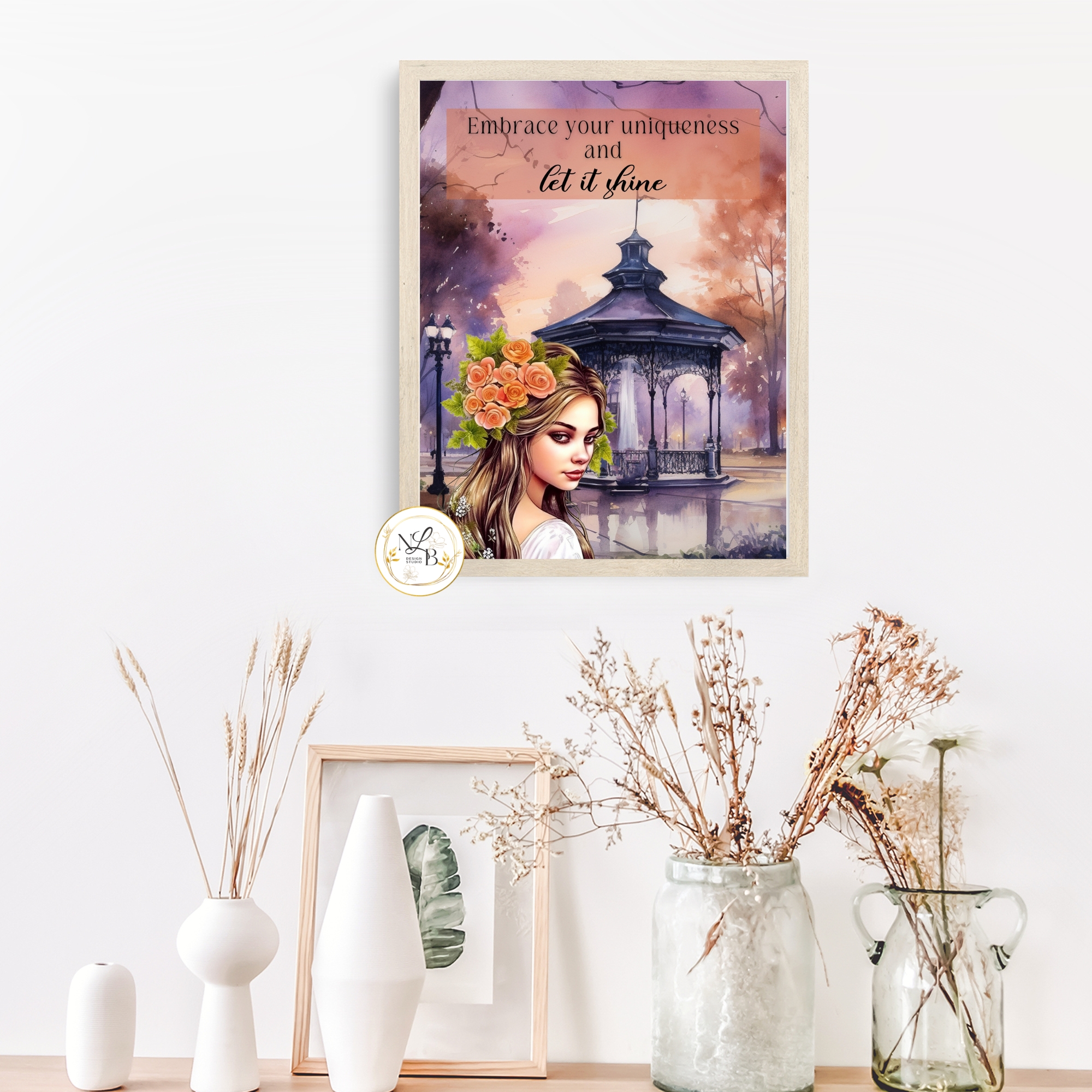 Let it Shine Decorative Art Print