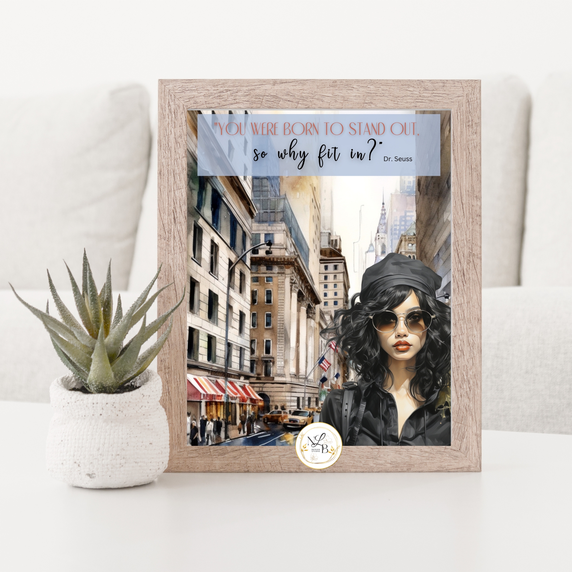 Stand Out #1 Decorative Art Print