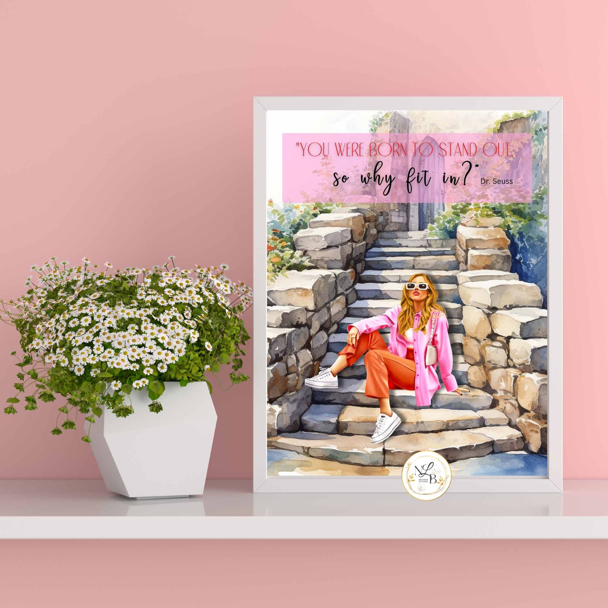 Stand Out #2 Decorative Art Print