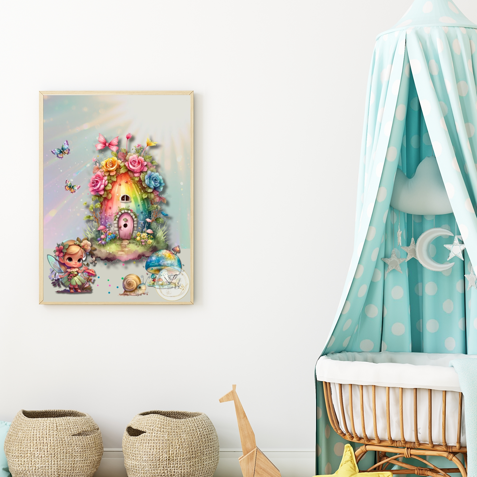 Fairyland Nursery Art Print