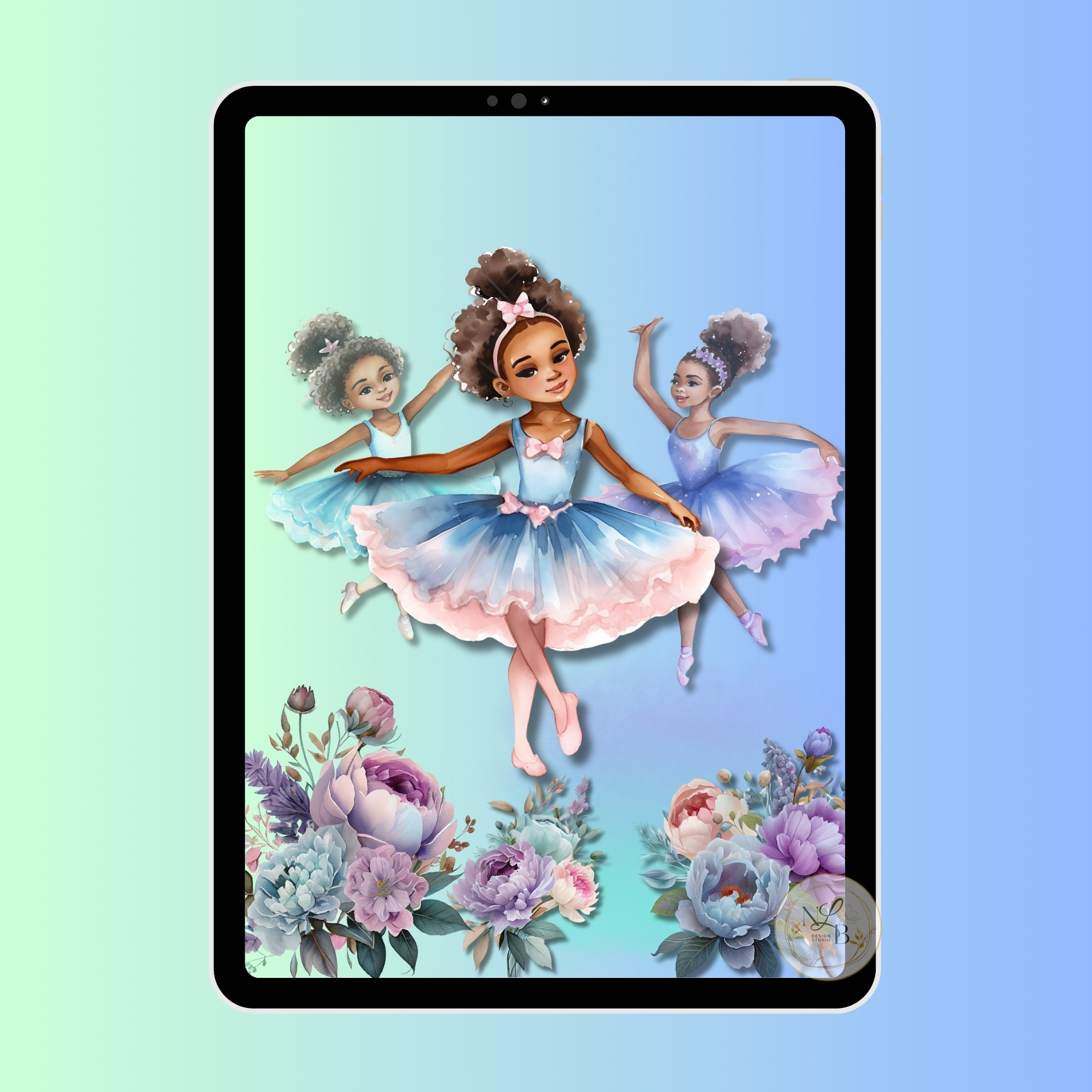 Ballerina Nursery Art Print