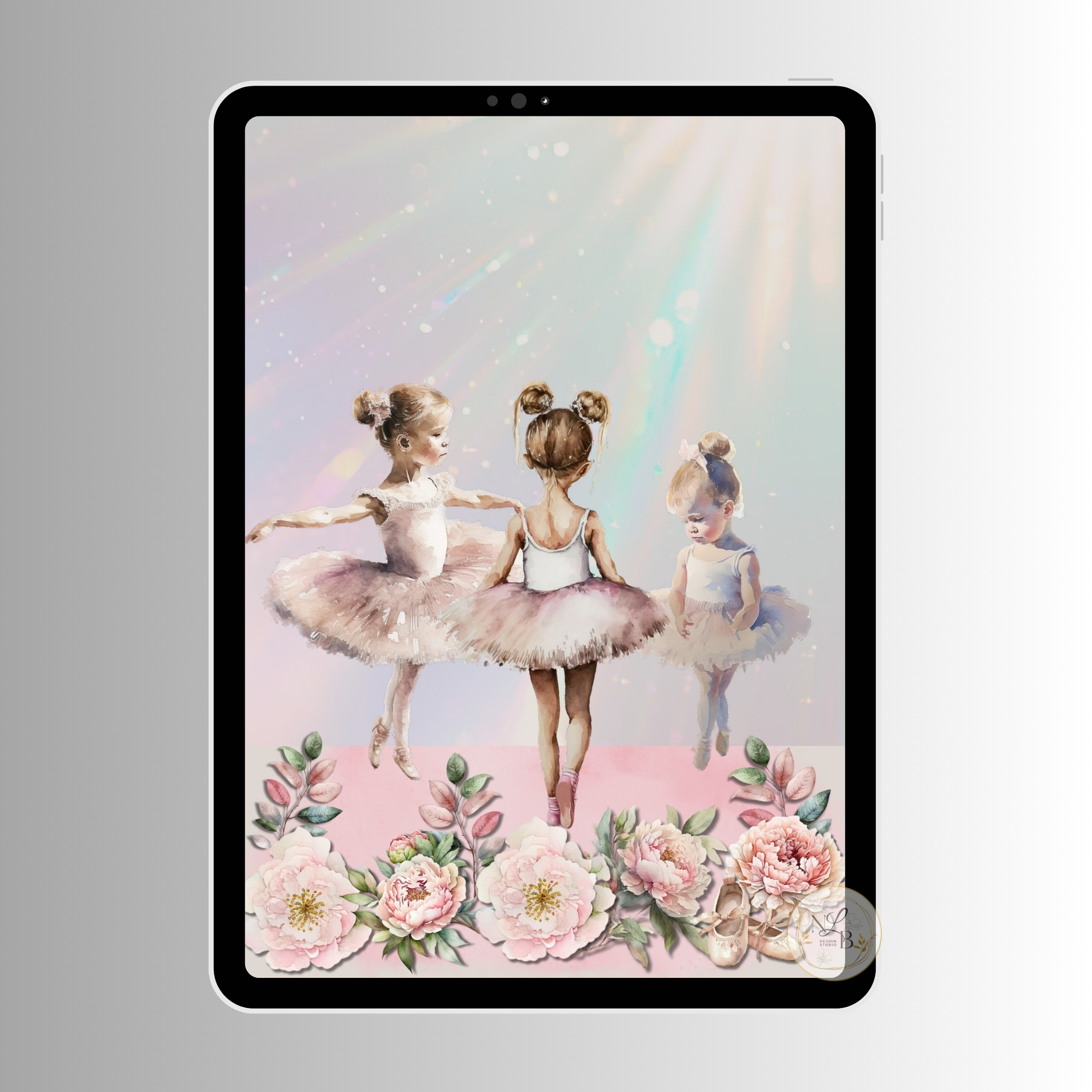 Ballet School Nursery Art Print