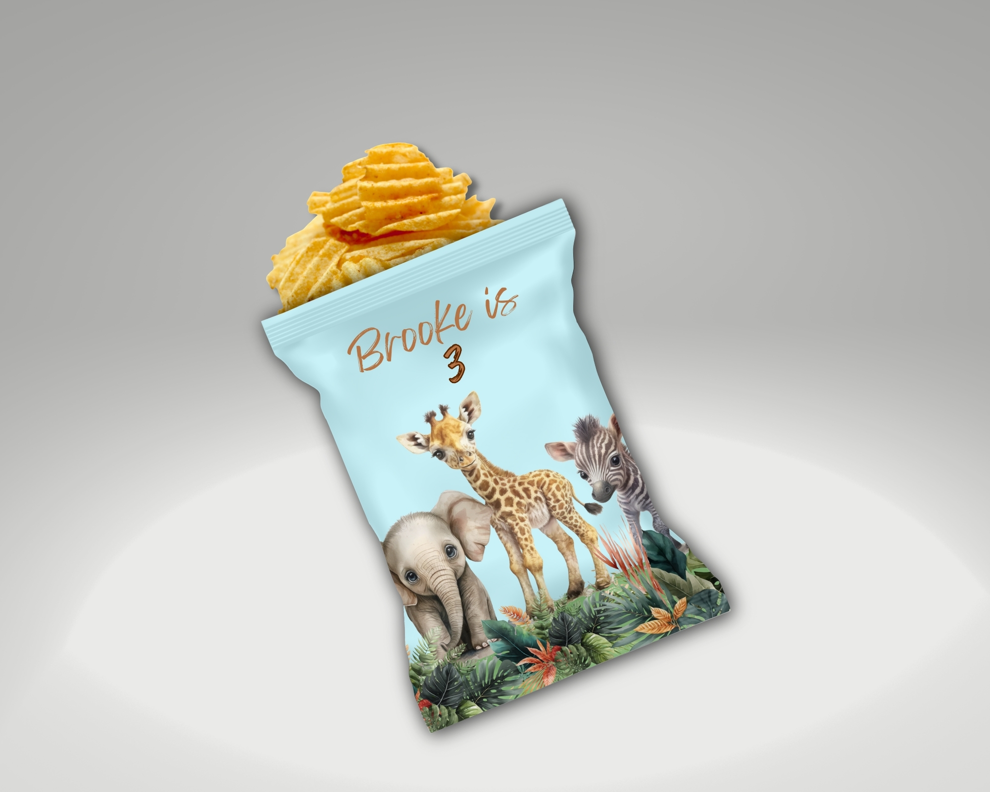 Jungle Safari Personalized Party Favor Kit