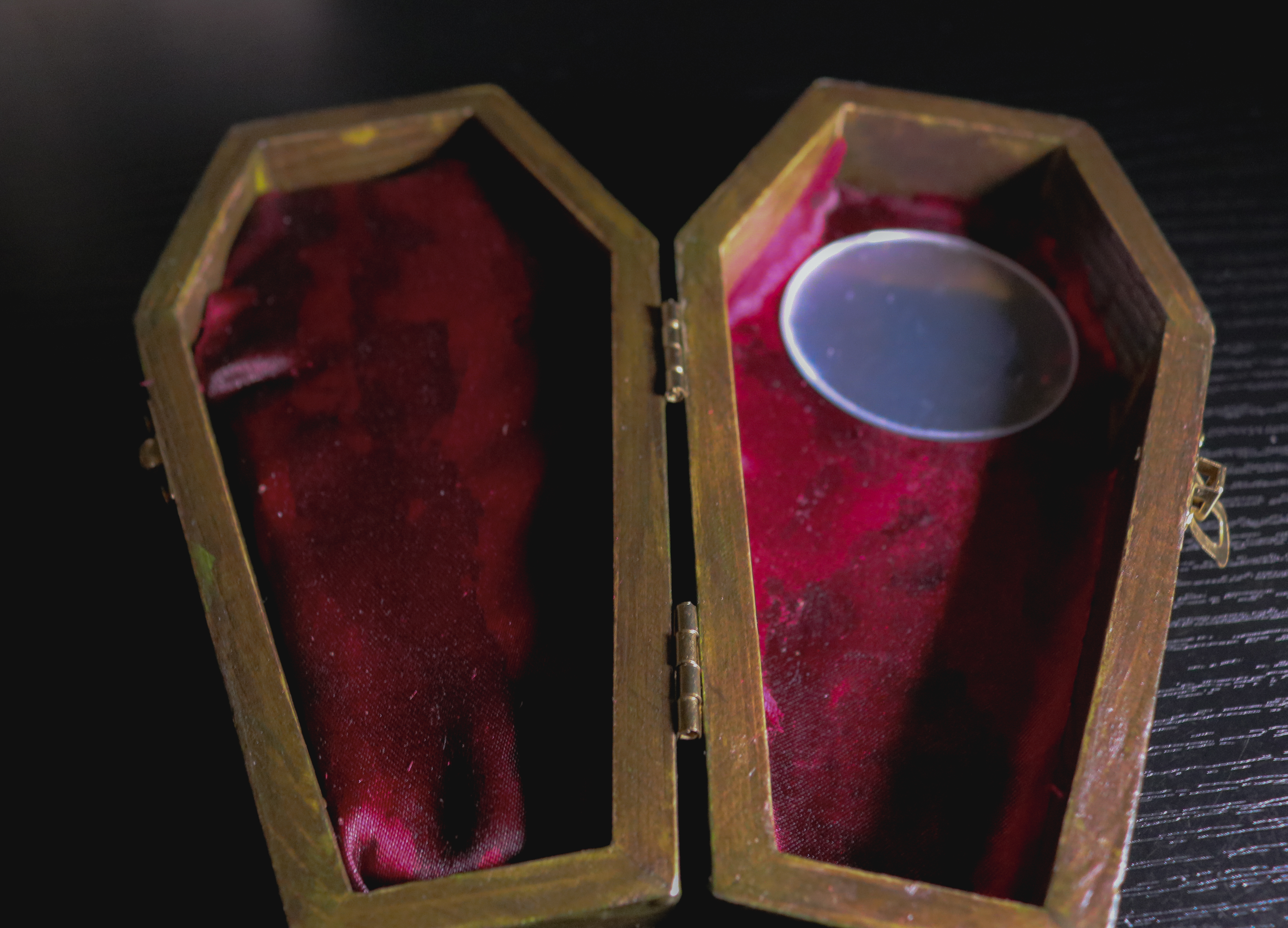 Hand Crafted Coffin Box 