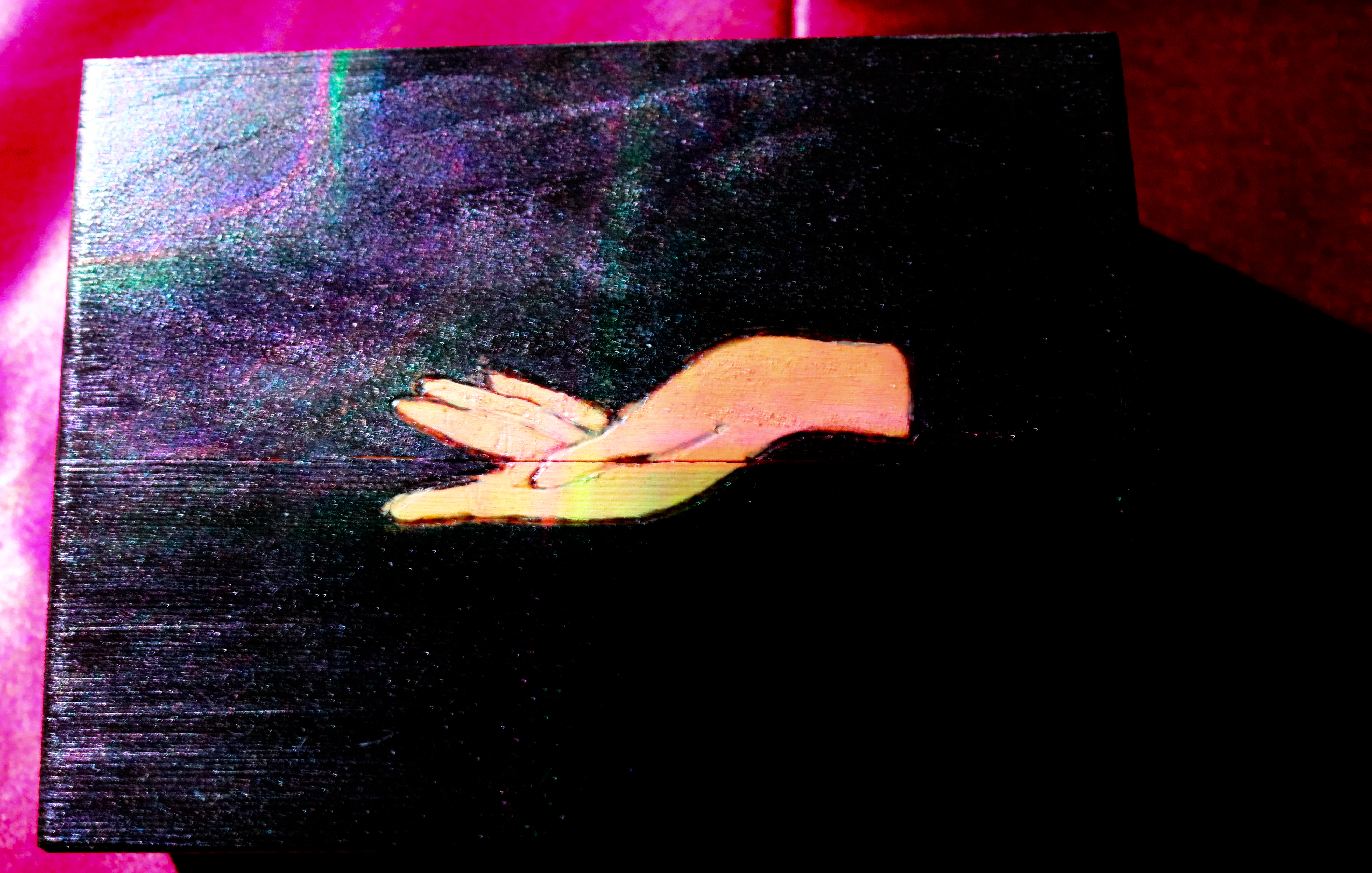 Wooden Box with Design