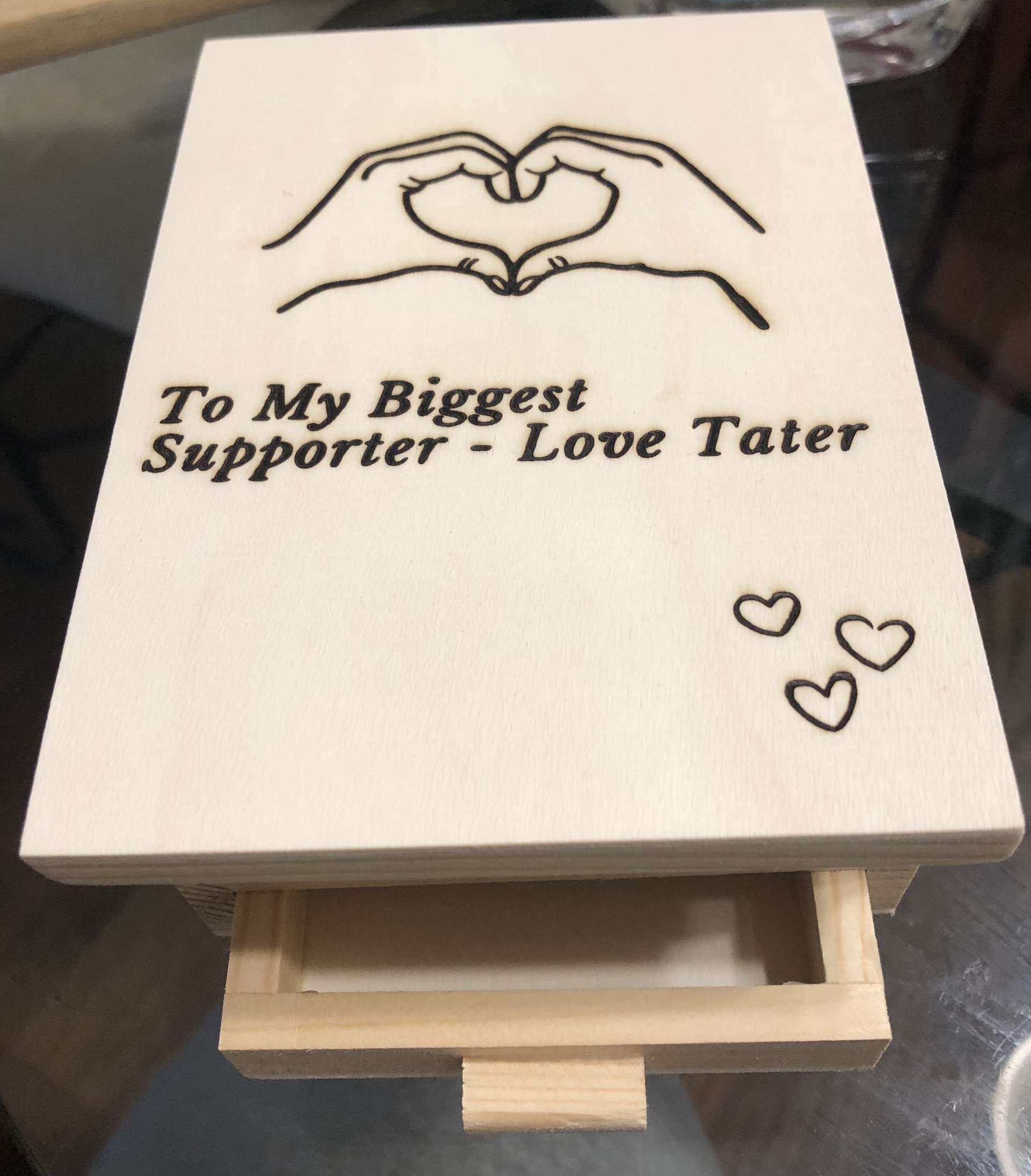 Personalized Wooden Keepsake Box