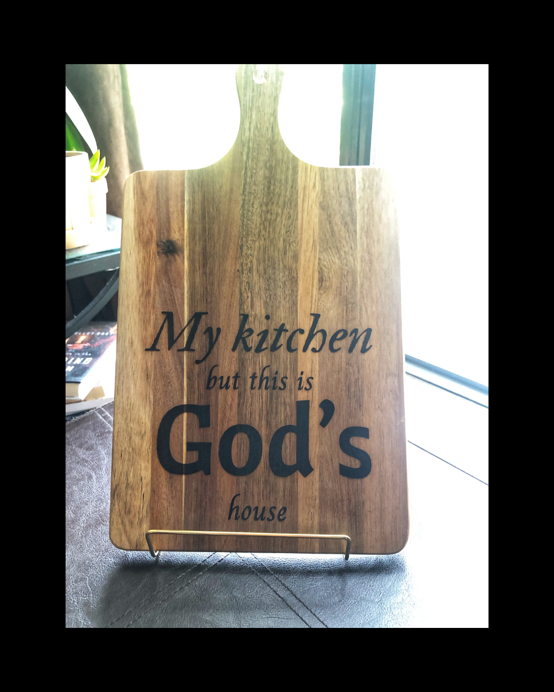 Christian Wooden Cutting Board