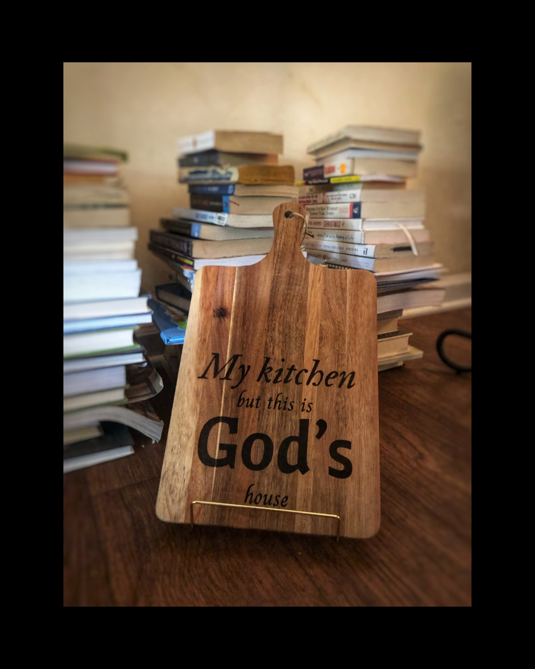 Christian Wooden Cutting Board