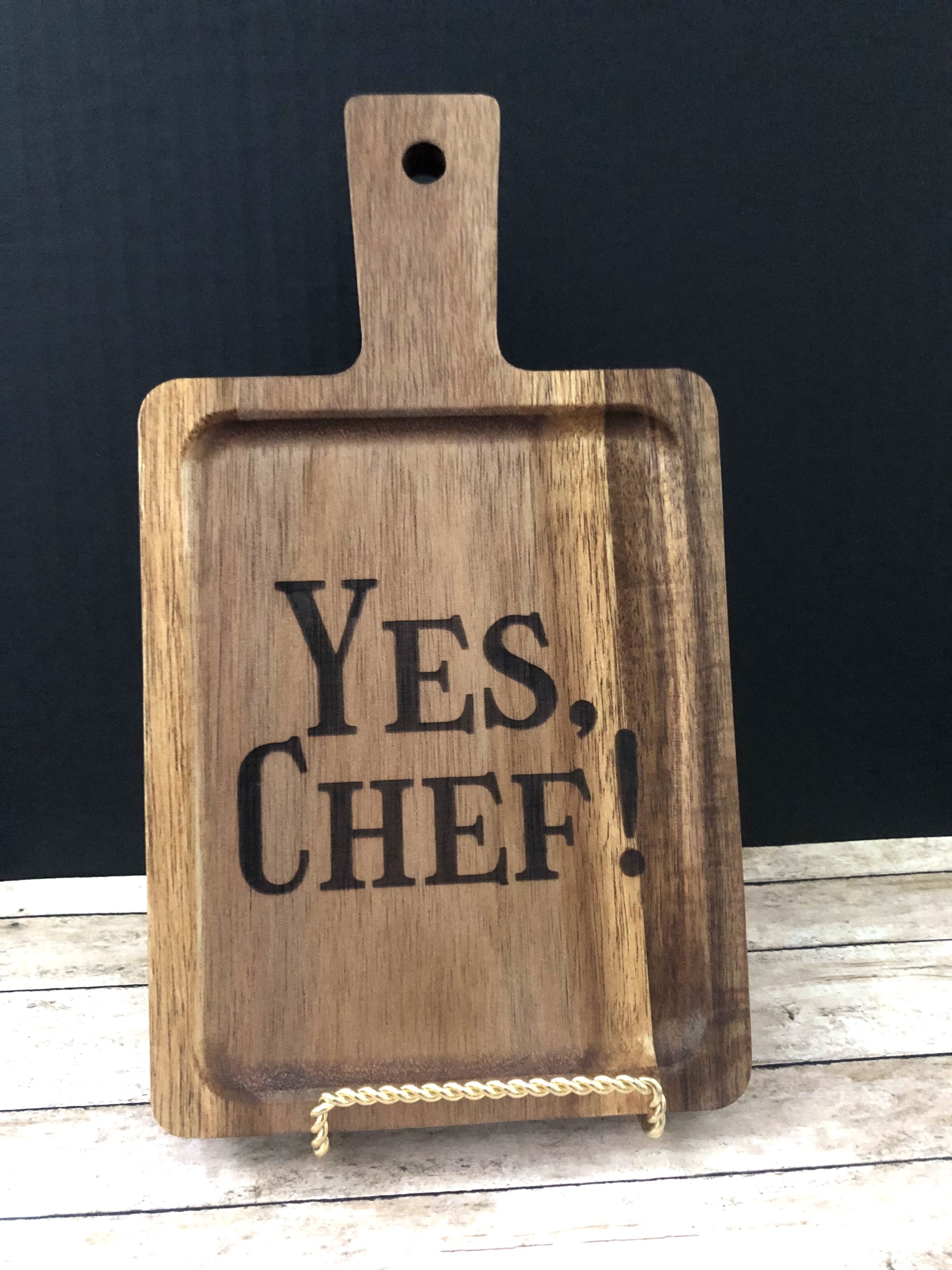 Yes, Chef! Mini Wooden Paddle