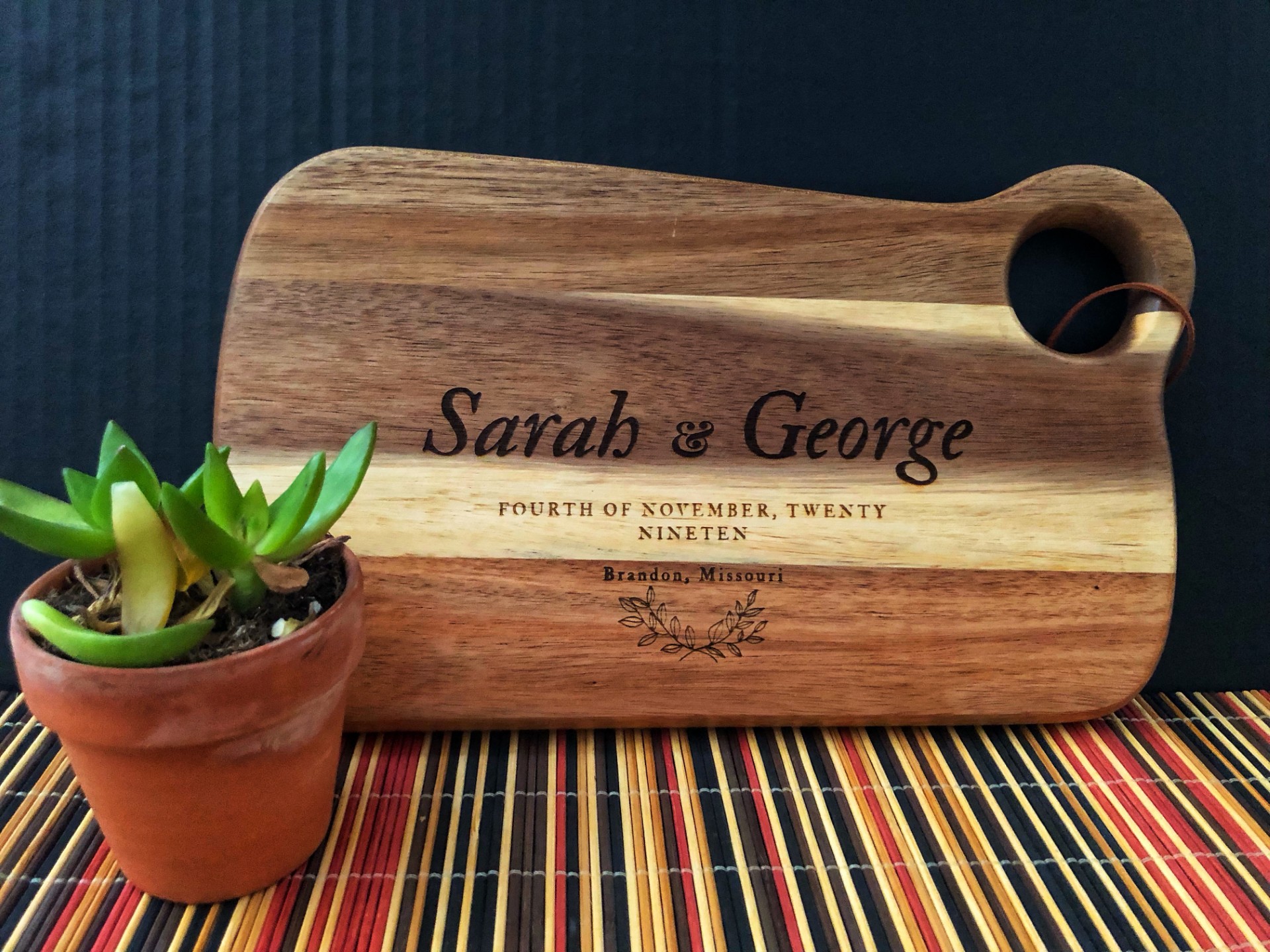 Personalized Wooden Cutting Board