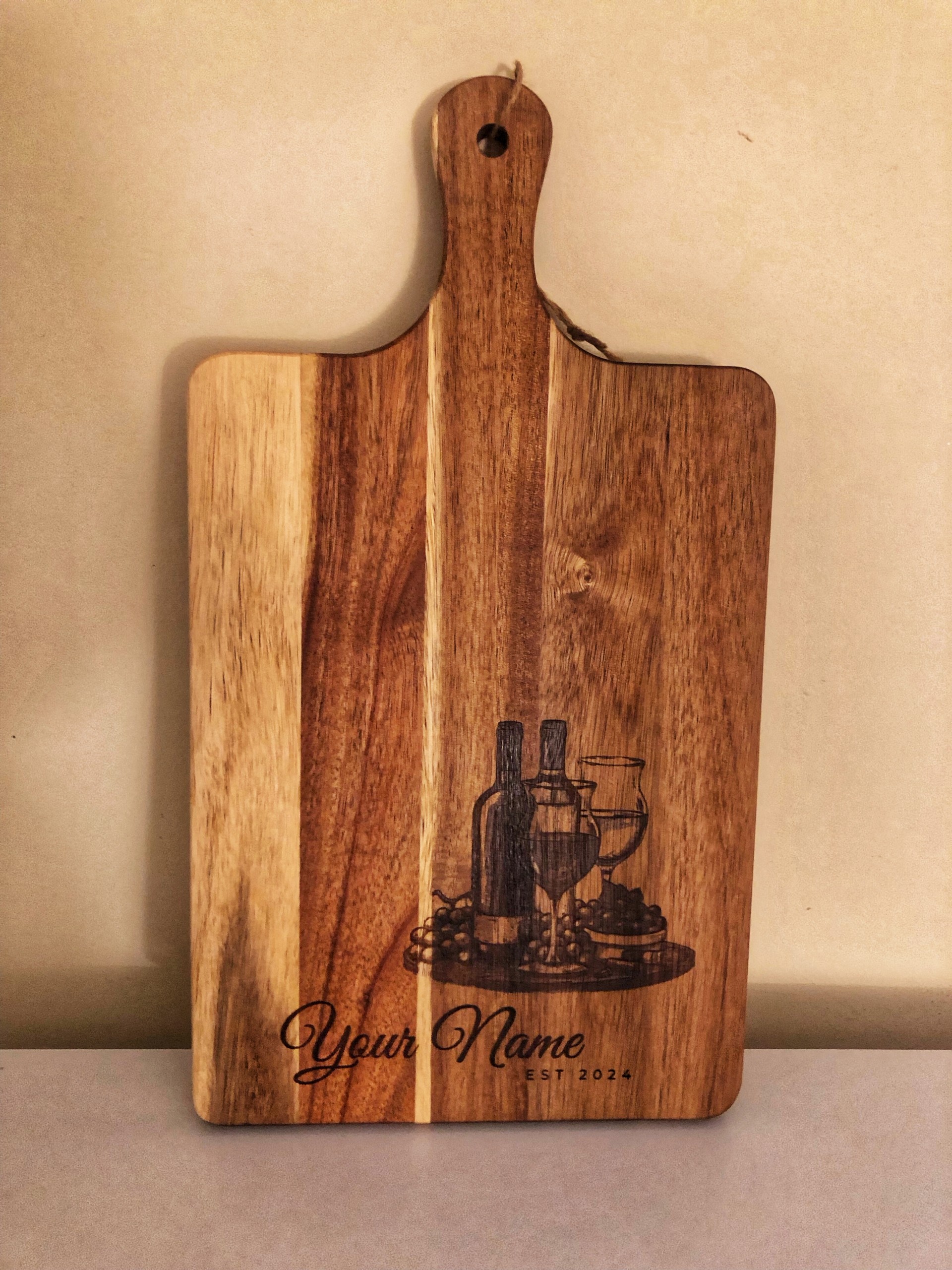Personalized Charcuterie Wooden Cutting Board