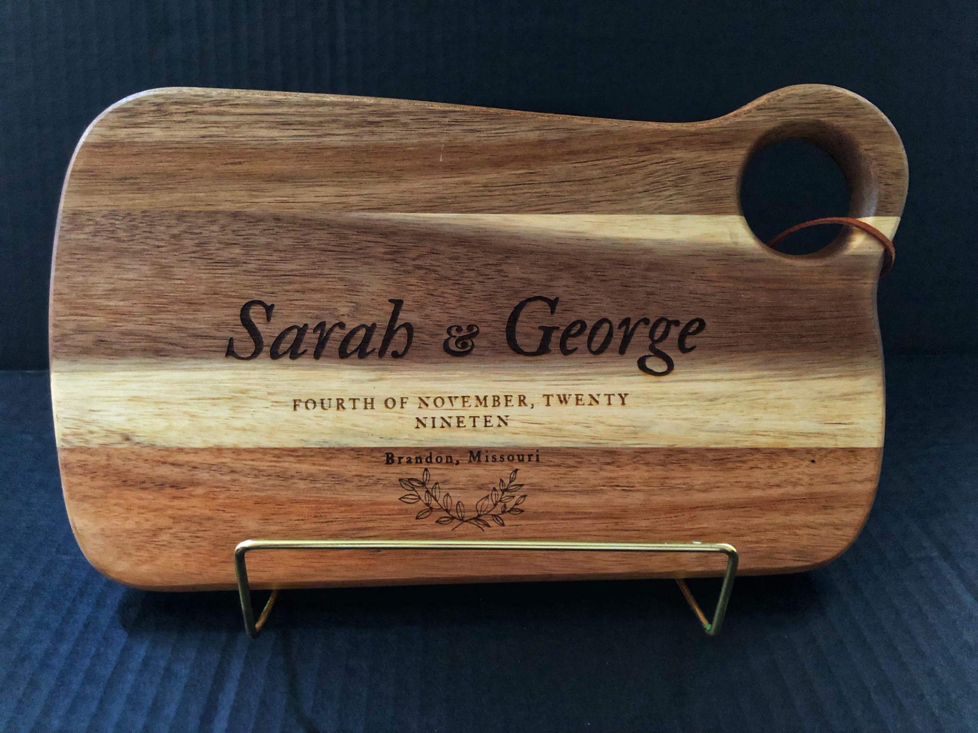 Personalized Wooden Cutting Board
