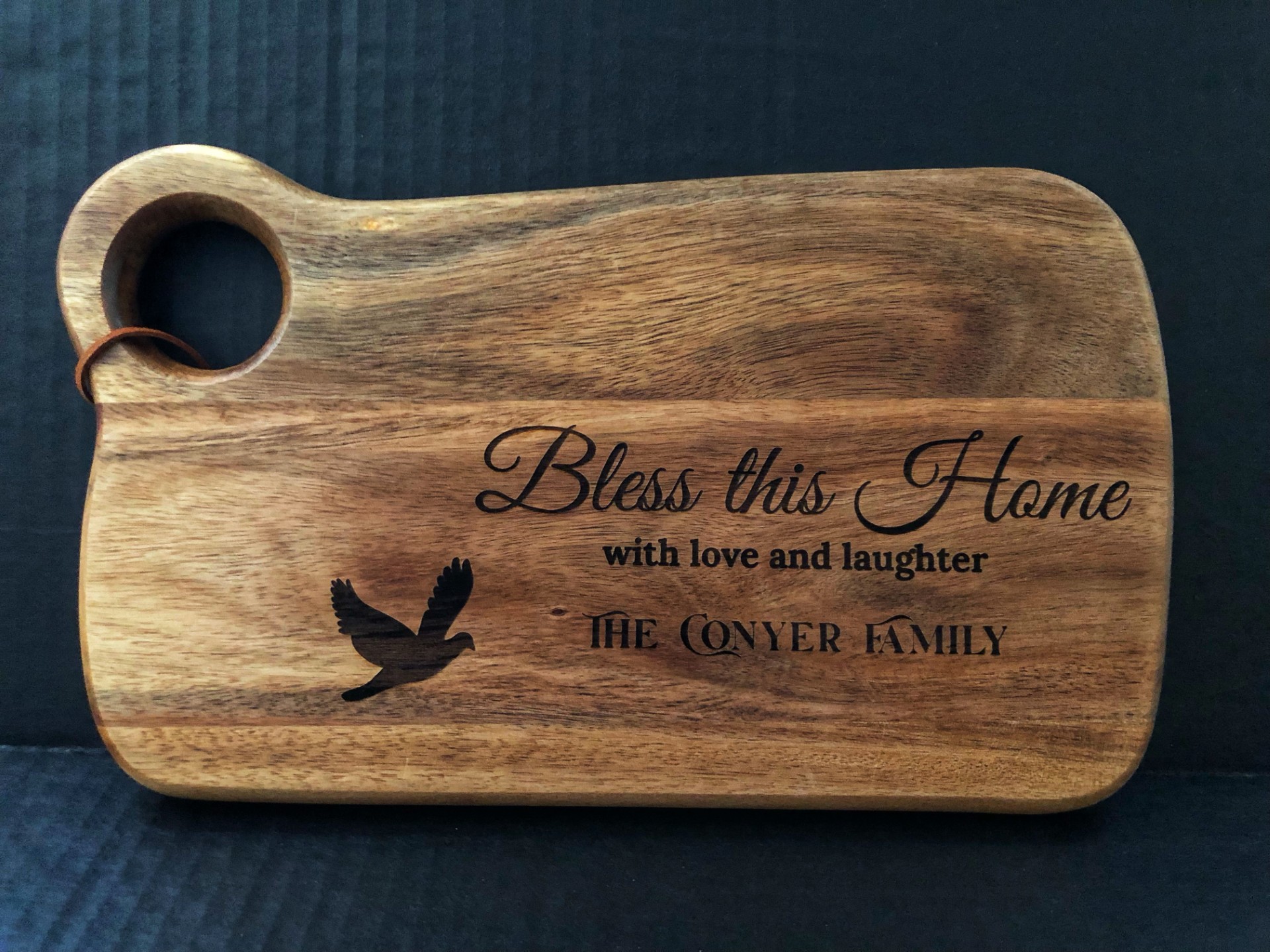 Bless This Home Personalized Cutting Board