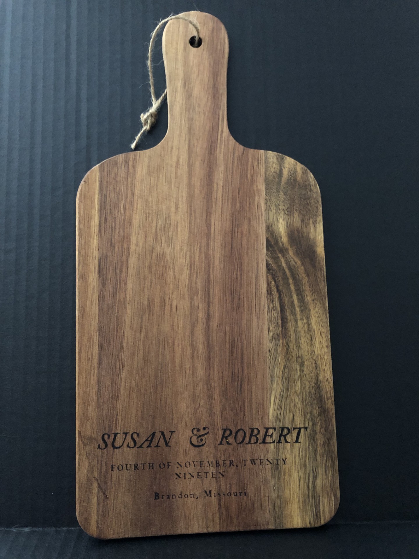 Personalized Wooden Cutting Board