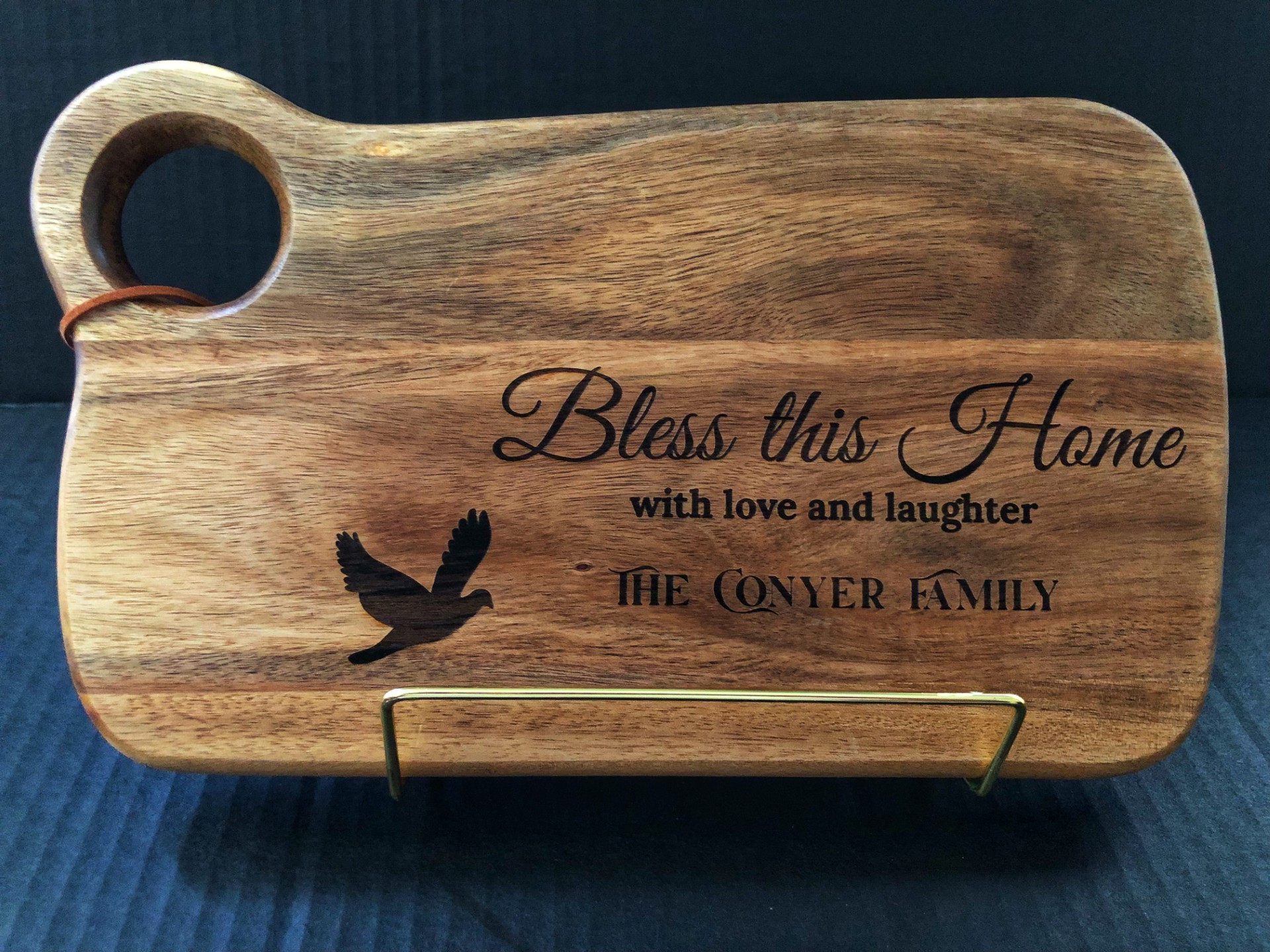 Bless This Home Personalized Cutting Board