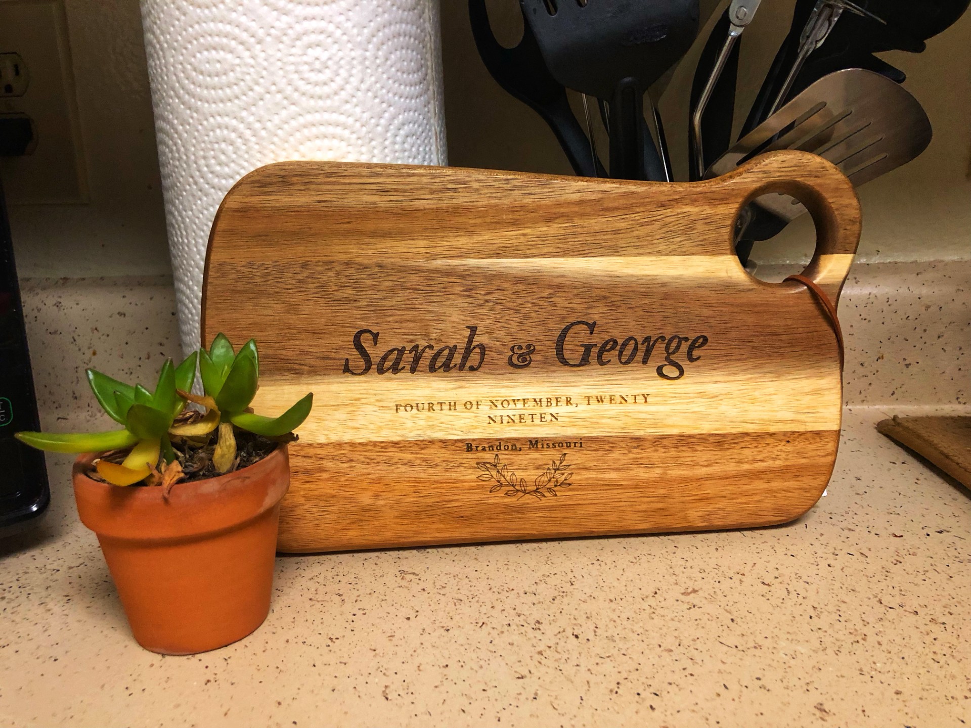 Personalized Wooden Cutting Board