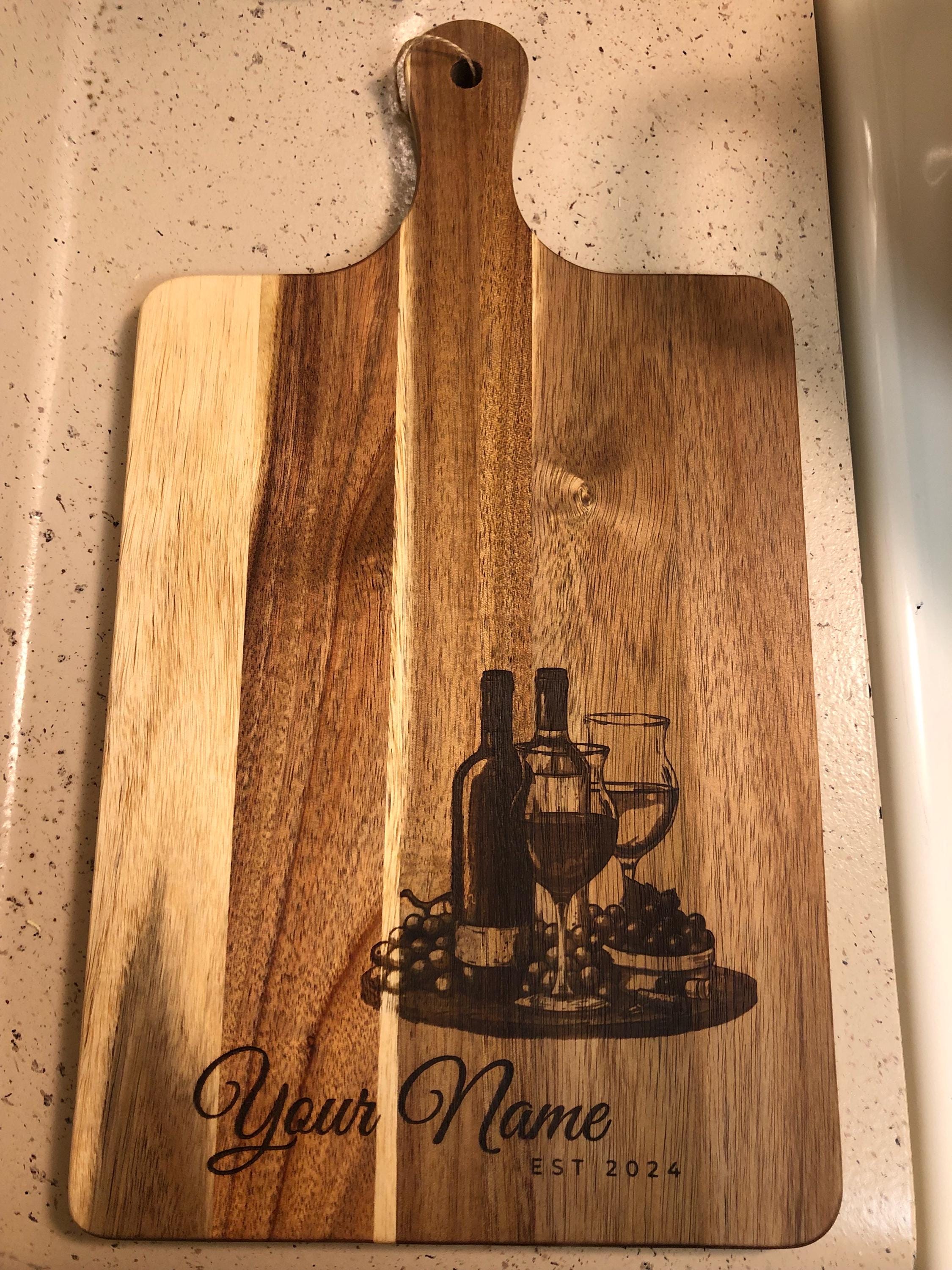 Personalized Charcuterie Wooden Cutting Board