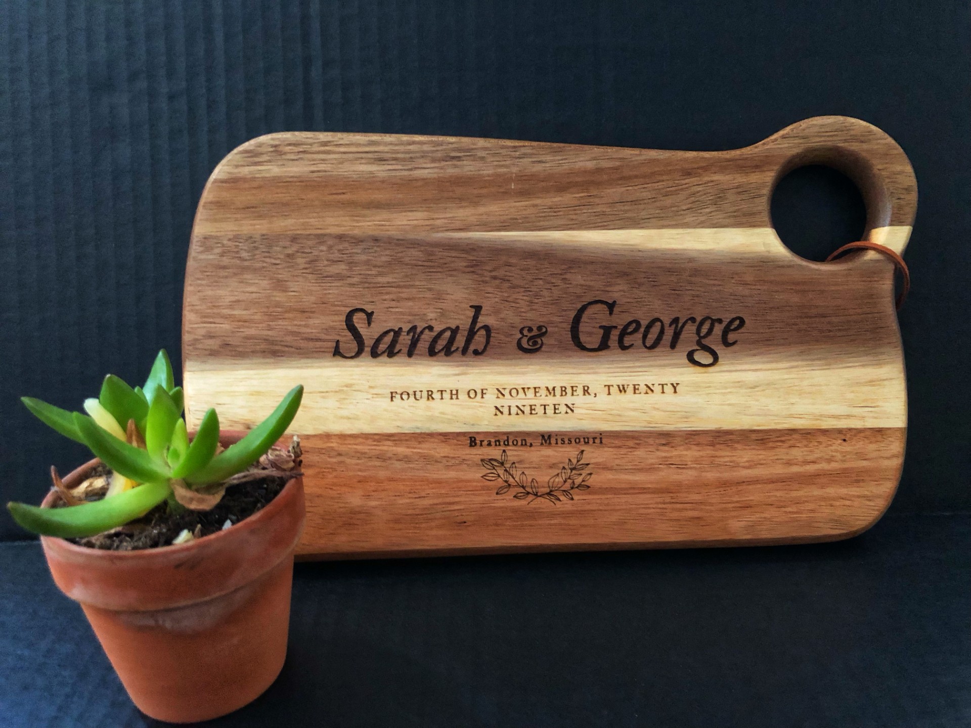 Personalized Wooden Cutting Board
