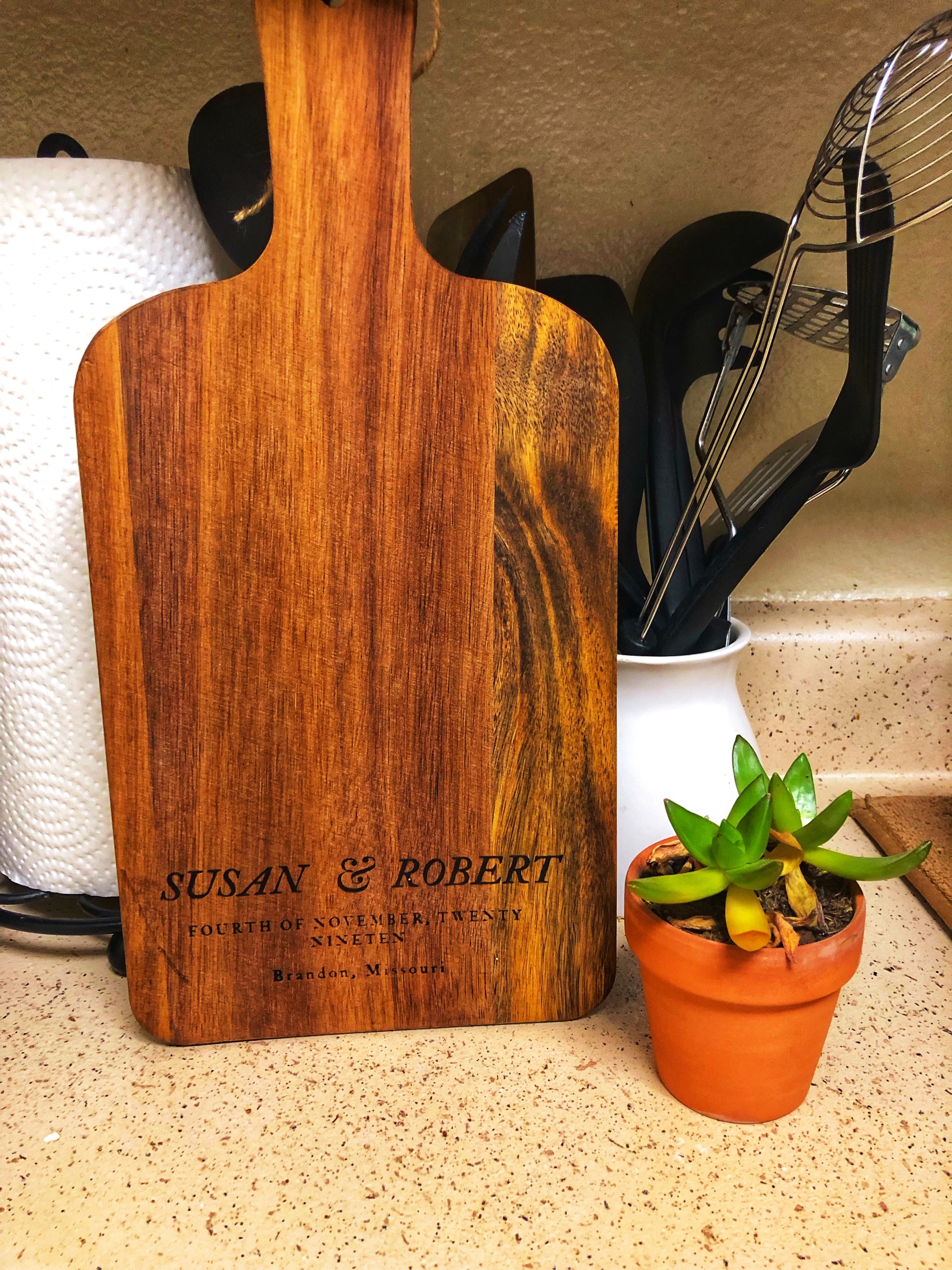 Personalized Wooden Cutting Board