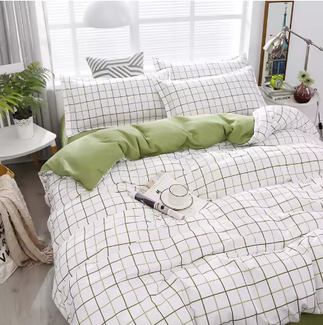 Plaid Bedding Set