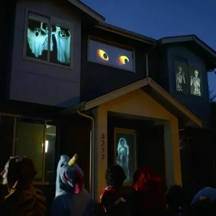 🔥Hot Sale 60% OFF💀 2025 New Upgrade Halloween/Christmas Holographic Projection