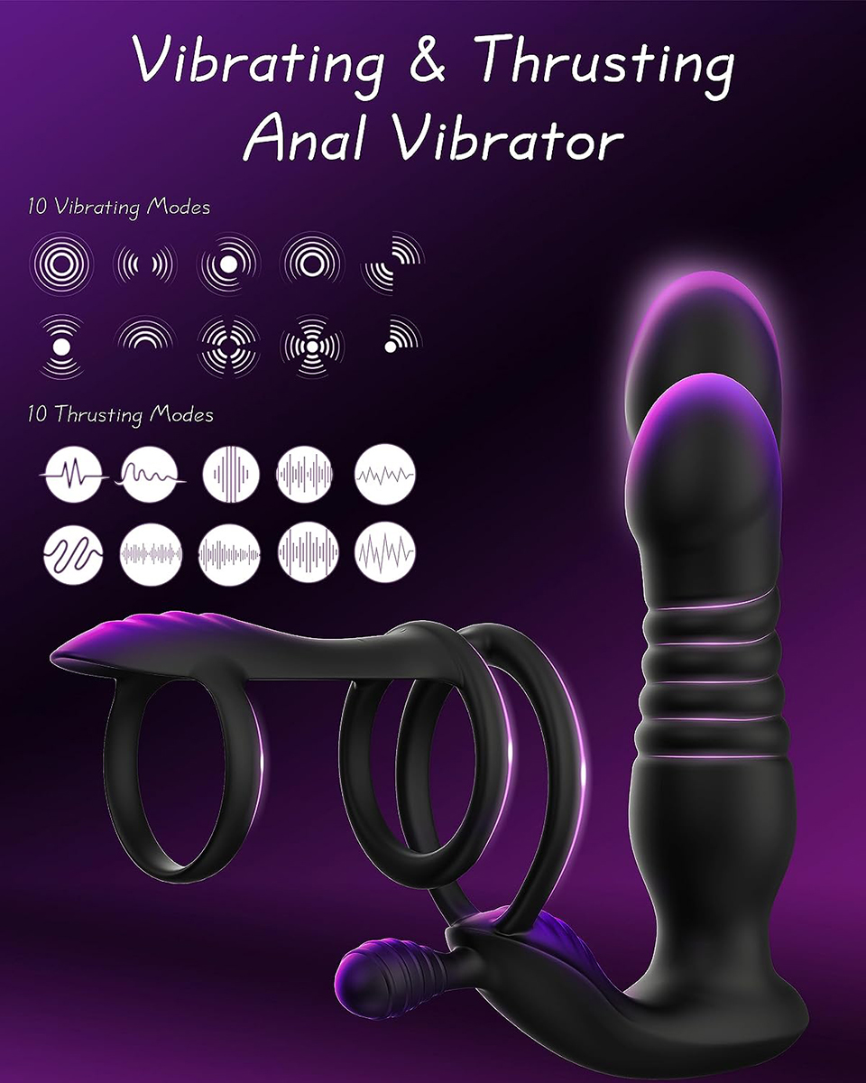 Vibrating Cock Ring with Rose Clitoral Stimulator,Couples Adult Sex Toys for Men Women, Pleasure Penis Ring Vibrator with 9 Vibrations G Spot Stimulation,Male Vibrator Sex Toys