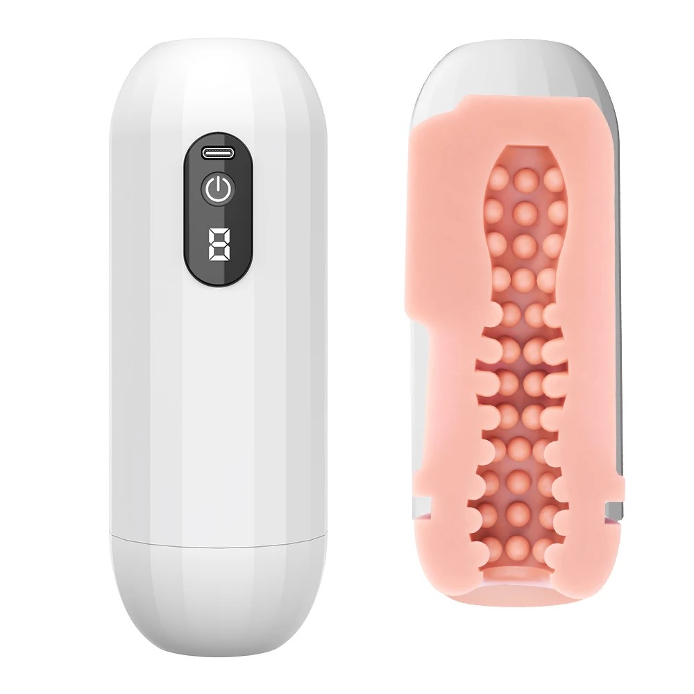 Male Masturbator Penis Pump Male Sex Toys for Men 8 Vibrating Modes Adult Toys Mens Sex Toys Pumps & Enlargers