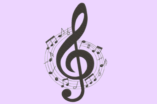 Musical Note Art T Shirt