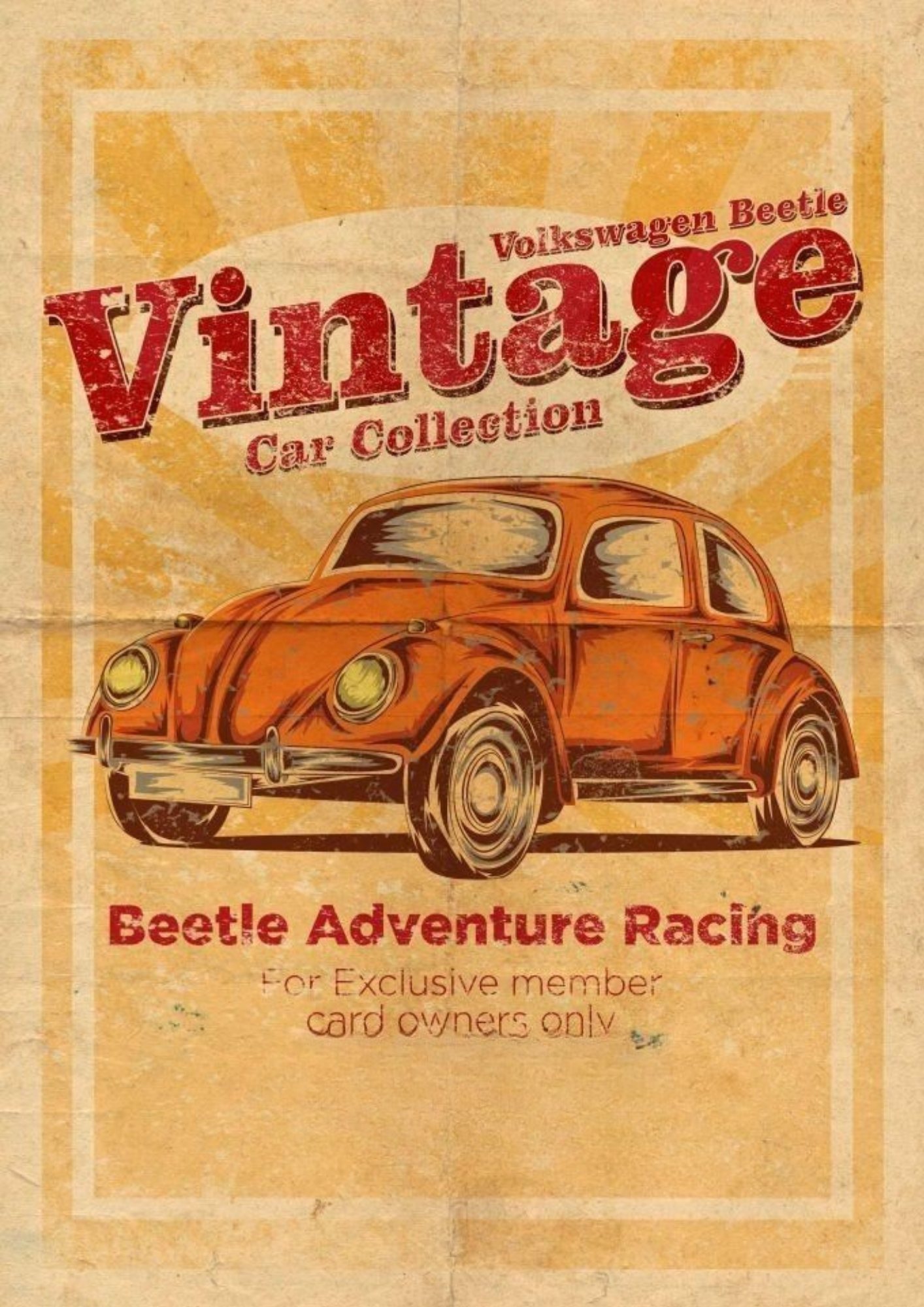 Retro Vehicles Poster