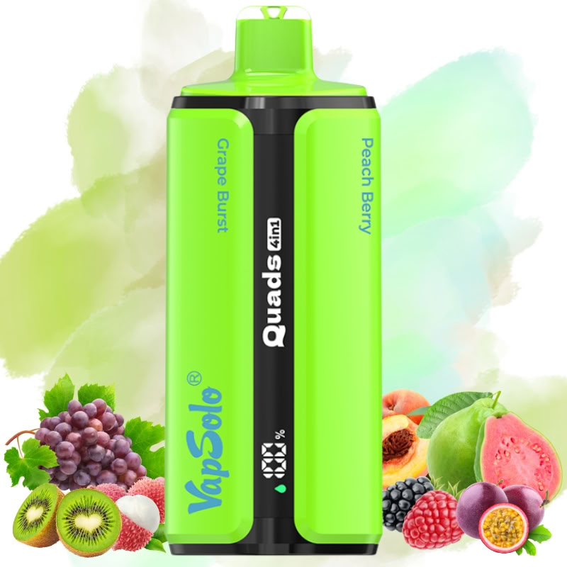 Vapsolo Quads 80000 Puffs 4 in 1   Disposable Vape--Stock en EU