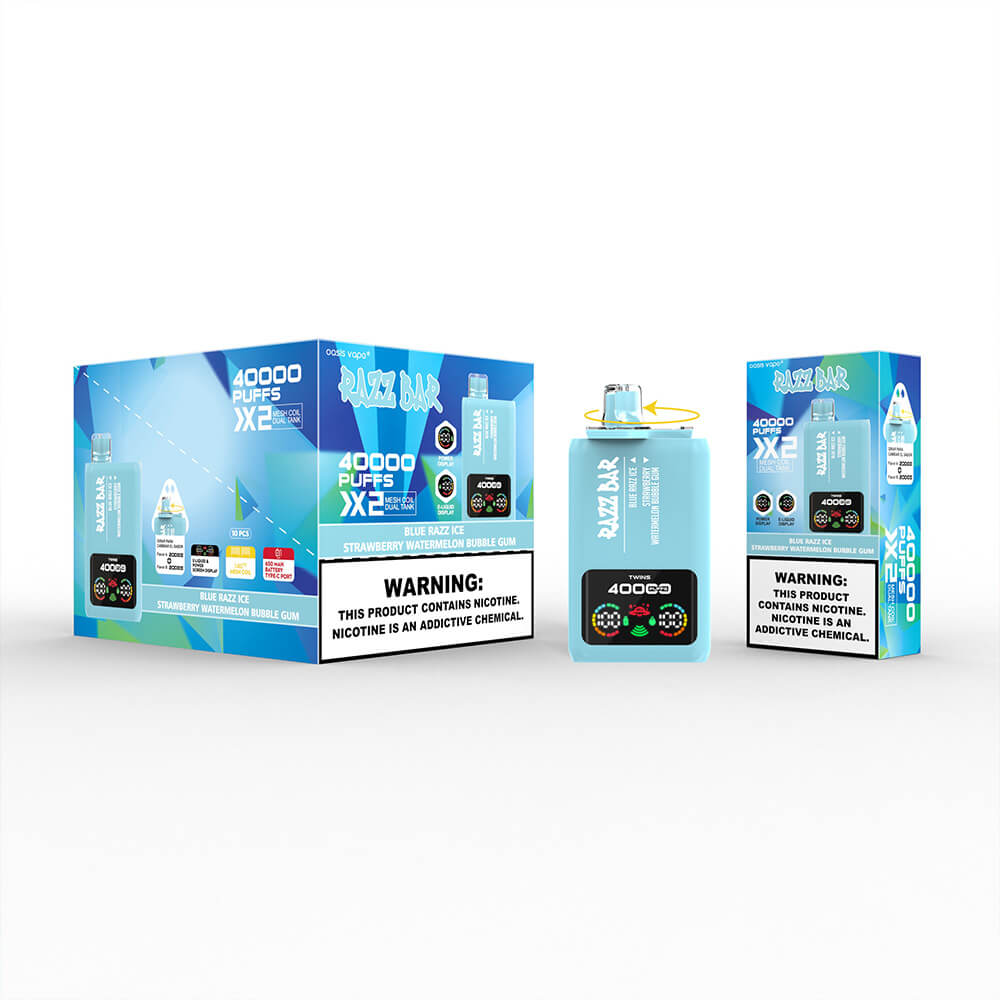 RAZZ BAR TWINS 40000 Puffs– Vente en gros