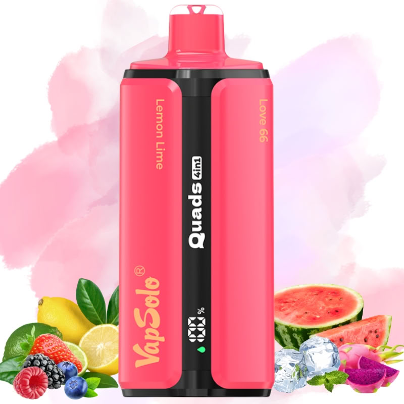 Vapsolo Quads 80000 Puffs 4 in 1   Disposable Vape--Stock en EU