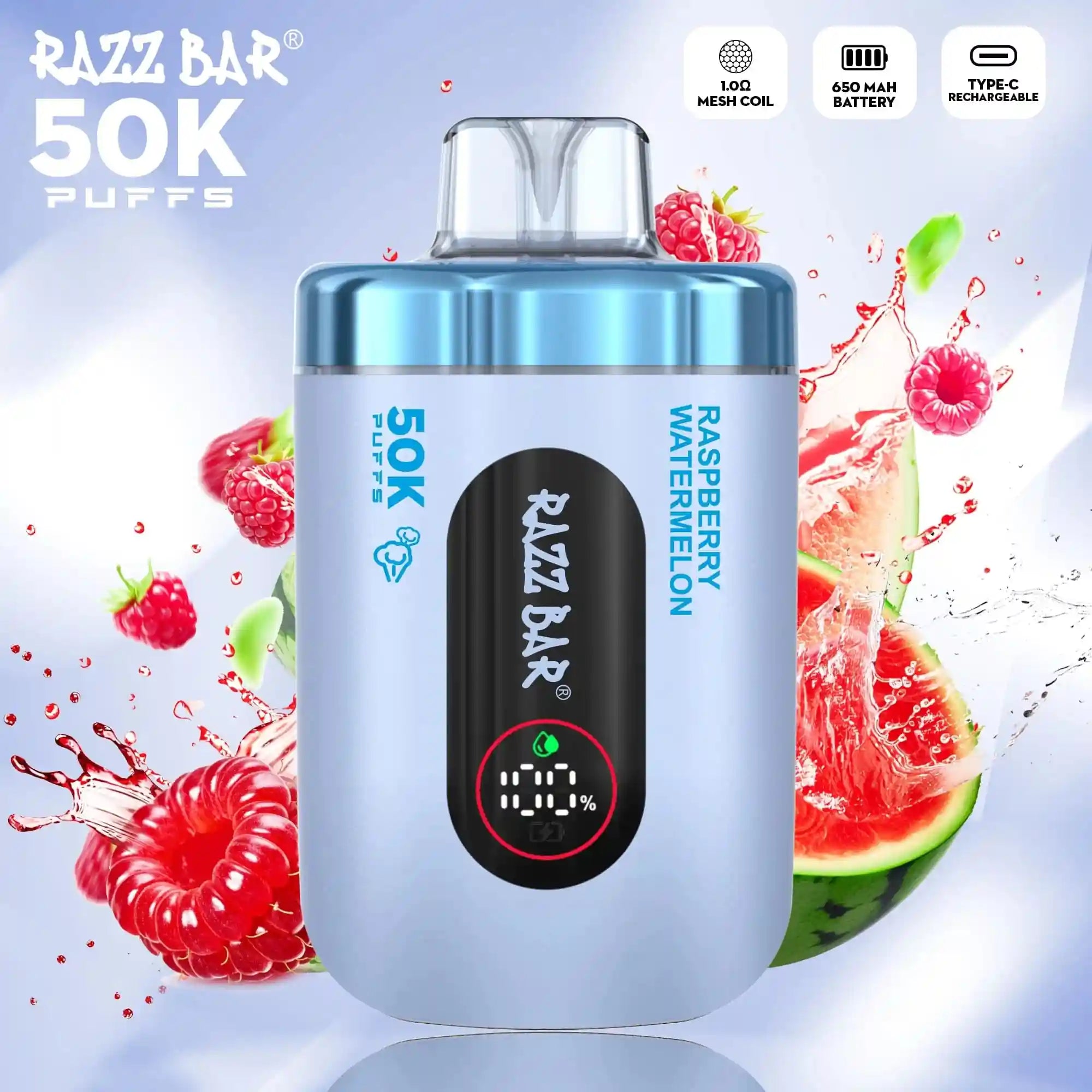 Razz Bar 50K Puff Disposable Vape 50,000 Puffs