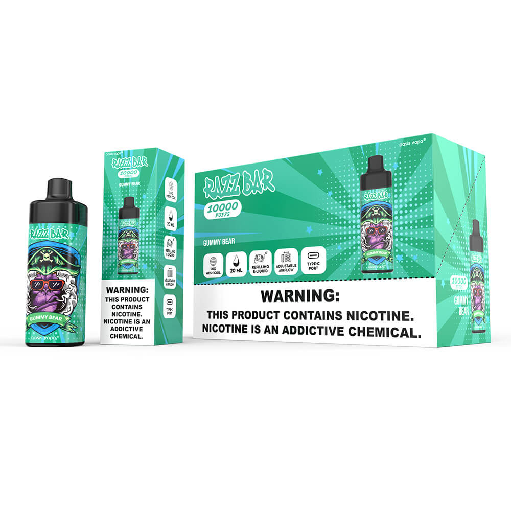 Razz Bar 10000 Puffs--– Vente en gros