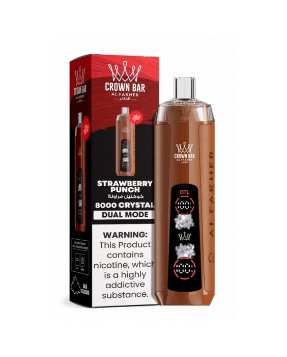 Al Fakher Crown Bar Pro 8000 Puffs —Vente en Gros