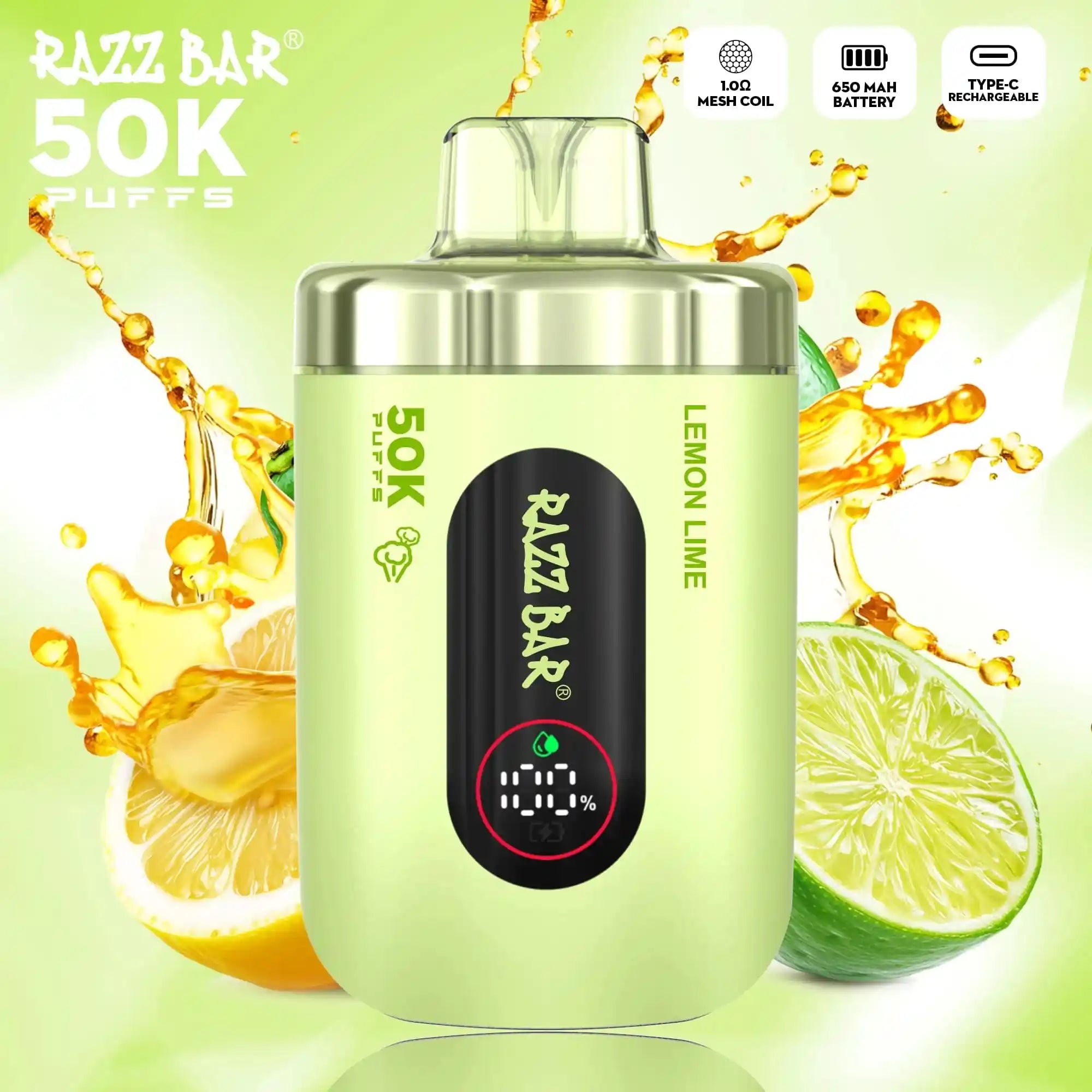 Razz Bar 50K Puff Disposable Vape 50,000 Puffs