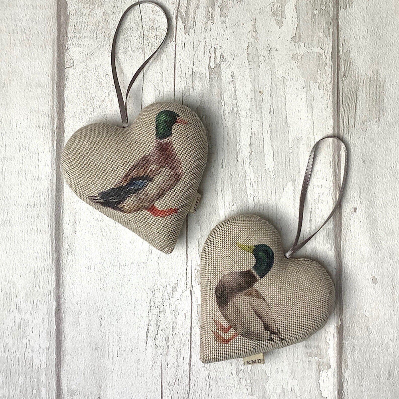 Hanging Heart - Ducks - Duck - Decorations - Nature - Gifts