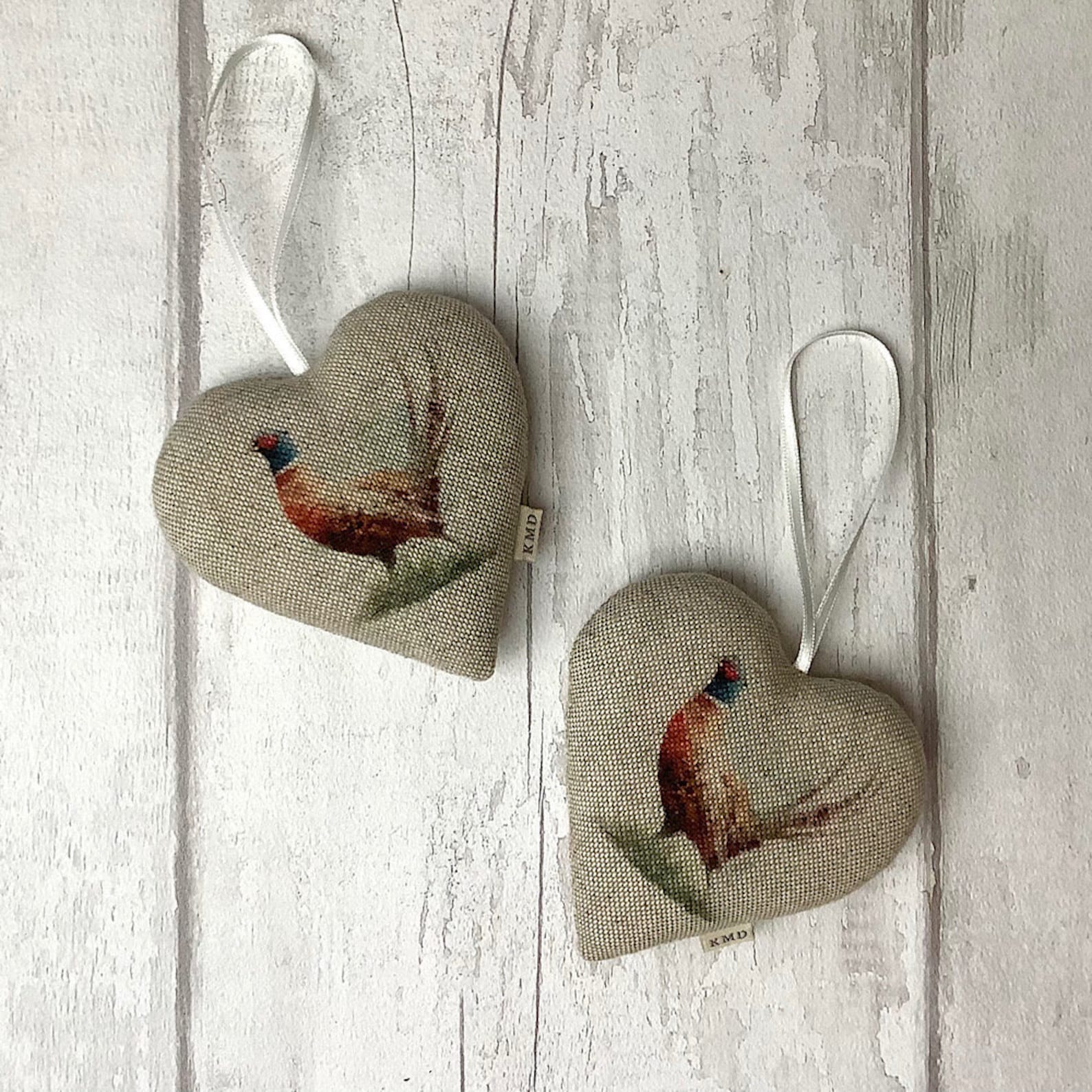 Hanging Heart - Pheasants - Pheasant - Decorations - Nature - Gifts