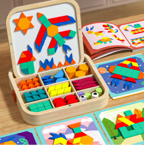 Magnetic Shape Puzzle Set