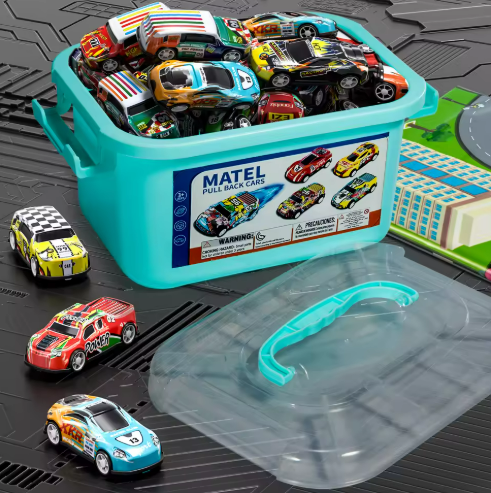 Mattel Pull Back Cars Toy Set