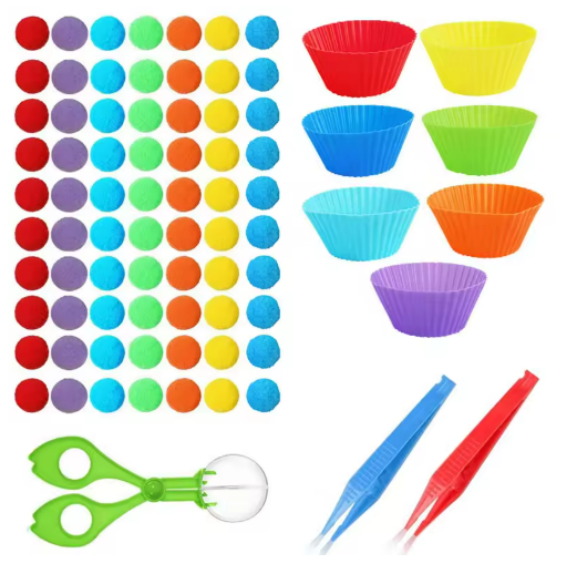 Colorful Sorting and Baking Set
