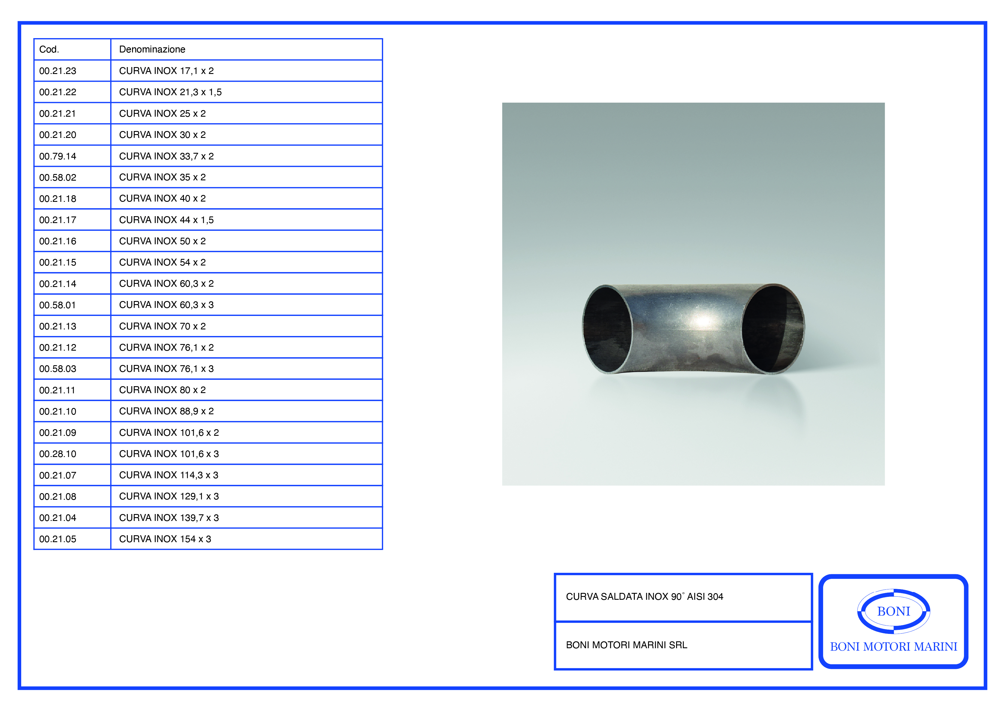Curva 90 Inox