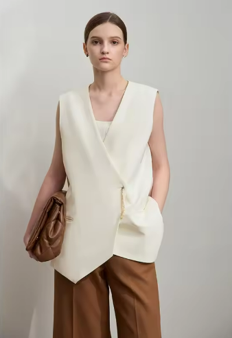 Elegant Asymmetrical Vest