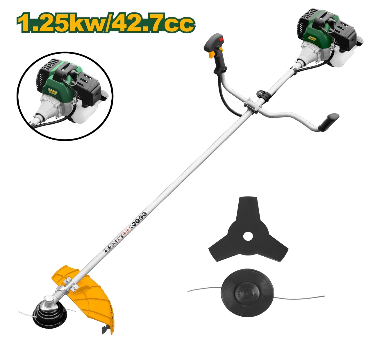 JADEVER - Gasoline Brush Cutter 255mm ( 1.25kW/42.7cc )