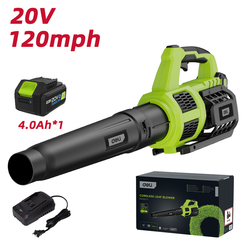 DELI - Heavy Duty Cordless Leaf Blower 20V Combo set