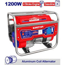 EMTOP - 1200W Gasoline Generator