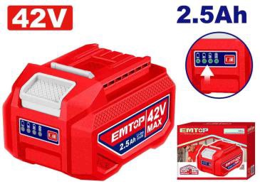 EMTOP -  42V 2.5Ah Lithium-Ion Battery