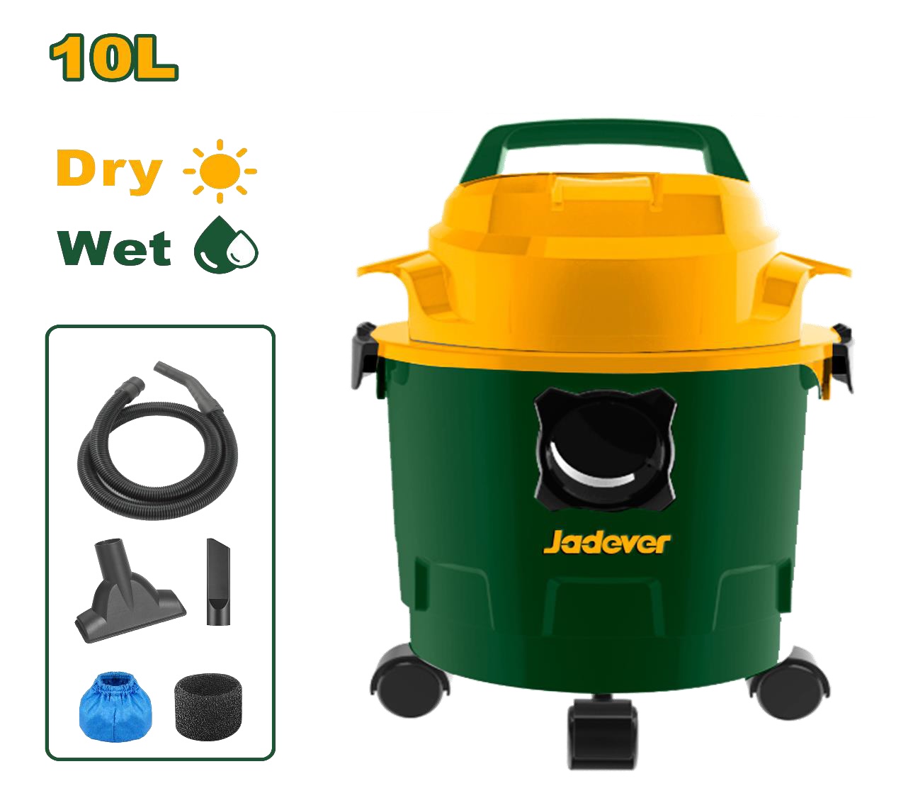 Jadever 10L Wet & Dry Vacuum Cleaner